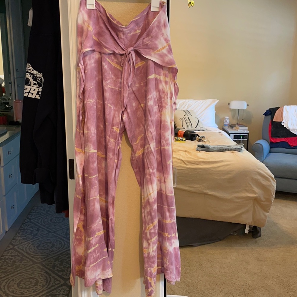 Open side pants